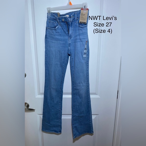 NWT Levi’s high-rise bootcut jeans size 27 (fits a Small/possibly medium) - Picture 5 of 5